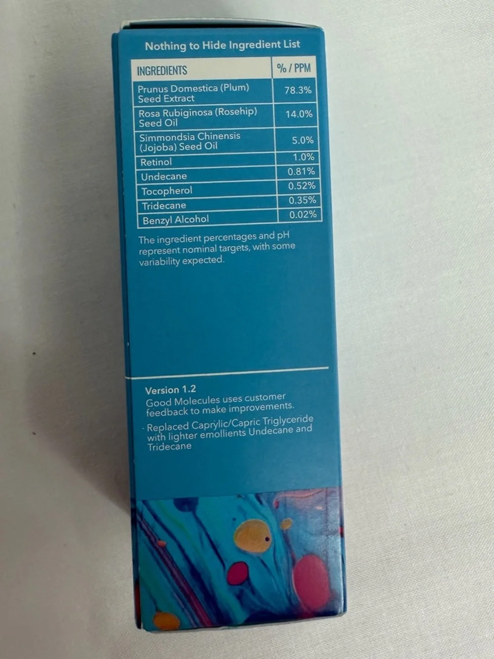 NIB Good Molecules 1% Retinol Night Oil 12ml Anti Aging Skincare Quiet Luxury